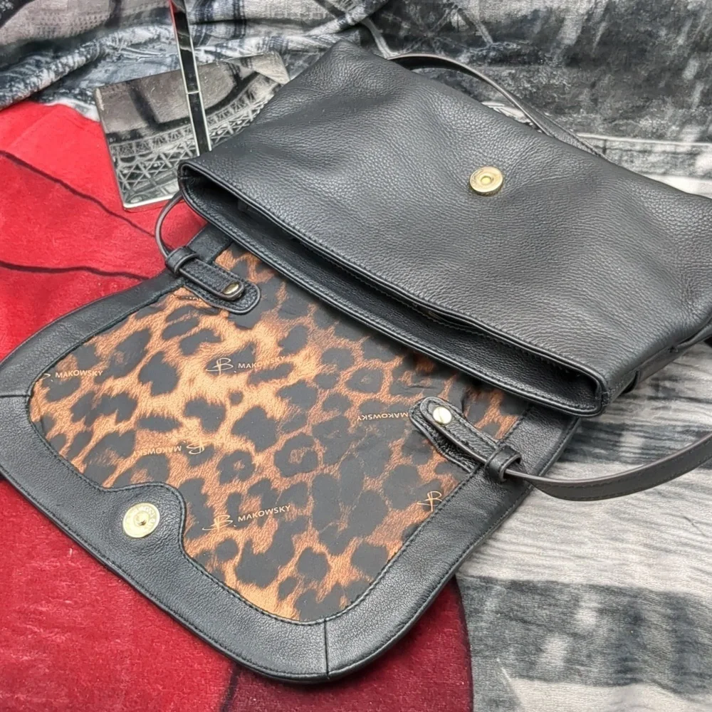 B Makowski leather bag